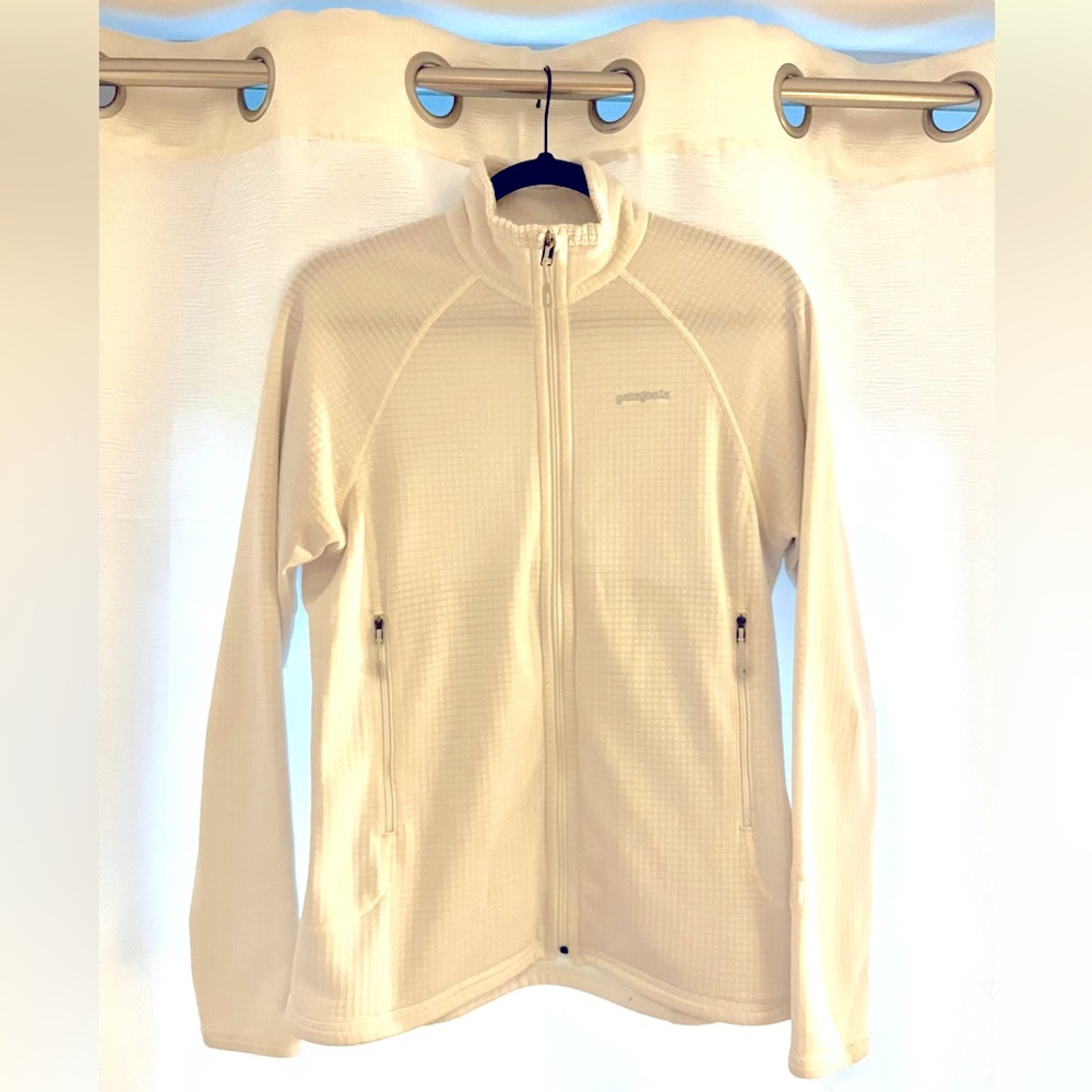 Patagonia Women’s M R1 Fleece Full Zip White